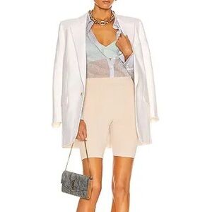 JONATHAN SIMKHAI Romi Biker Short In Beige Sz L